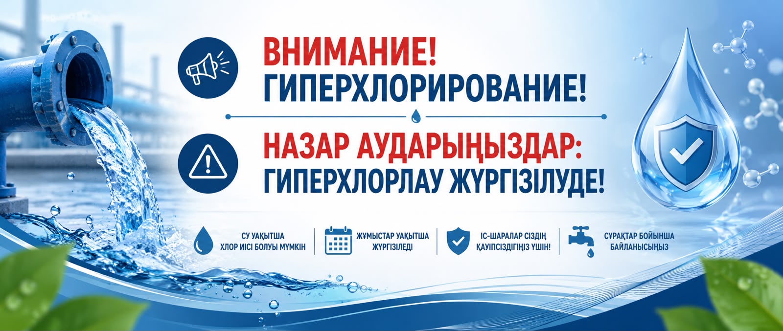 Внимание! Гиперхлорирование
